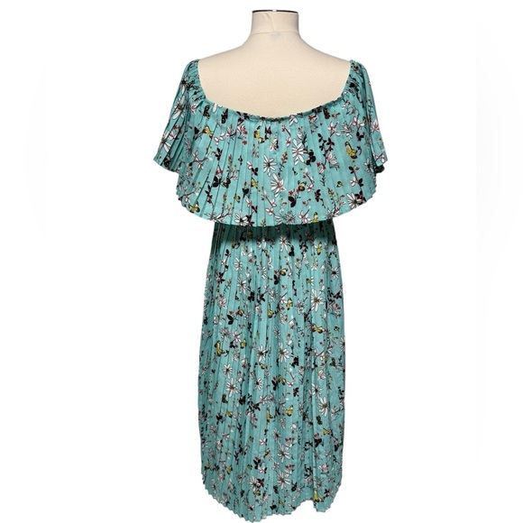 mondschein Women's Vintage Off Shoulder Evening Party Chiffon Maxi Dress size S - Picture 3 of 9